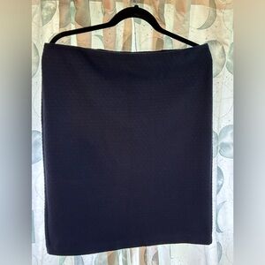 Loft Navy Blue Skirt Large